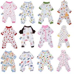 Pyjama pour chat combinaison pour animal de compagnie chemise pour chien chiot 35