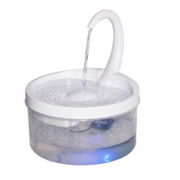 Fontaine d'eau automatique pour chat 2l lumière Led alimentation USB distributeur d'eau pour