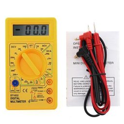 Multimètre numérique professionnel DT832 testeur LCD voltmètre AC ammètre Ohm 2022