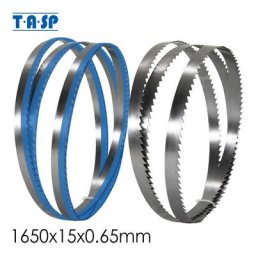TASP – lame de scie à ruban pour TPI 6 1650mm 1650 x 15 x 0.65 mm 2 pièces