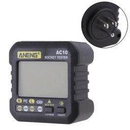 M4YC Compact Outlet Tester with Voltage Display Power Socket Automatic Electric Test
