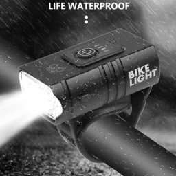 Lampe frontale LED pour vélo 10W 800lm 6 modes aste par USB affichage de puissance pour VTT