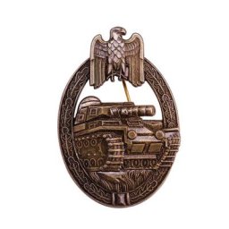 Insigne d'Assaut Panzer Précieux Blindé Allemand de la Seconde Guerre Mondiale Broche Prix de