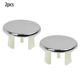 Anneau de trop-plein rond pour évier de baignoire garniture chromée de rechange ouverture 22-24mm