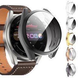 Coque de Protection complète en TPU pour Huawei Watch 3 Pro Protection d'écran plaquée antichoc