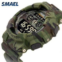 Smael – montre numérique militaire pour hommes nouvelle montre Led étanche 50m Sport de l'armée