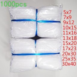 Sac en Organza blanc 1000 pièces boîte cadeau pour fête de mariage cadeau d'anniversaire pour