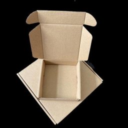 Boîte cadeau en papier kraft avec freins en carton boîtes express dures spéciales petit emballage
