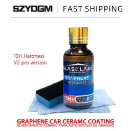 Revêtement céramique pour voiture 30/50ml 10H liquide verre graphène cristal placage