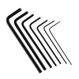 Jeu de 7 clés Allen Mini hexagonales 0.7mm-3mm Kit d'outils pour tournevis