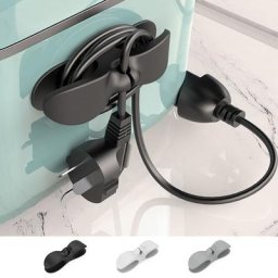 Pince de fixation pour crochet de cordon d'alimentation support enrouleur de câble organisateur de