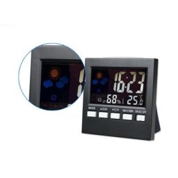Therye.com-Station météo numérique LCD horloge réveil salle de calendrier hygromètre domestique