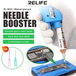 RELIFE – pistolet à colle manuel pour seringue de 10cc pâte à souder à l'huile masque de soudure