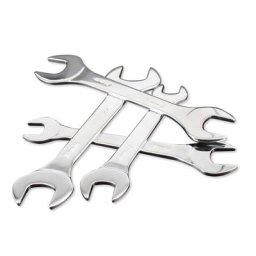 Industrial Grade Thin Open End Wrench Set Lightweight Dual Ene Spanner Hand Tool 4/4.5/5/5.5/6/7mm