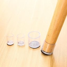 Protège-pieds de Table et de chaise en feutre 24 pièces couvre-pieds de meubles tampons de fond