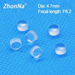 Mini lentille de mise au point F6.2 longueur focale 4.7mm de diamètre Module Laser accessoires