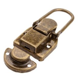 Loquet de boîte en fer 60x34mm loquet de boîte en bois de vin loquet à bascule de valise outils