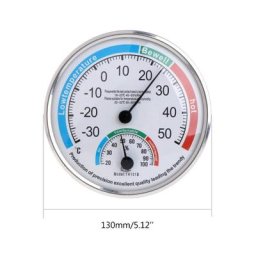 Thermomètre analogique Portable hygromètre moniteur de température et d'humidité jauge