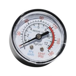 Manomètre astronomique à double échelle pour compresseur d'air manomètre en fer manomètre