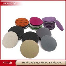 Disque de Ponçage pour le Travail de Calcul Support de Papier de Verre Sec Crochet et Boucle