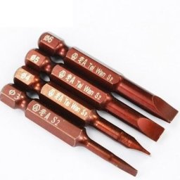 LAOA – embouts de tournevis Torx 1/4 S2 tournevis à fente T15 T20 T25 T30 Total 50mm 4 pièces