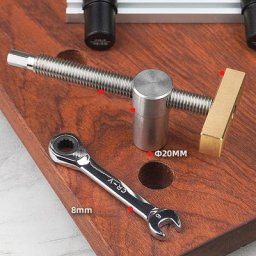 Pince de bureau pour menuiserie fixation rapide étau de fixation en laiton pour trou de chien