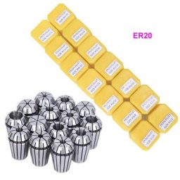 Mandrin à ressort ER20 1-13mm ER 6.35mm 3.175mm précision 0.015mm porte-outil de fraisage CNC