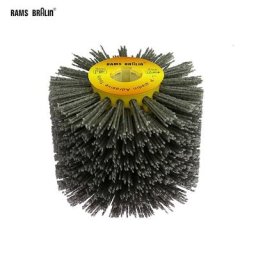 Roue de Polissage à Tambour en Fil de Nylon 120x100x19 mm Brosse Électrique pour le Travail du