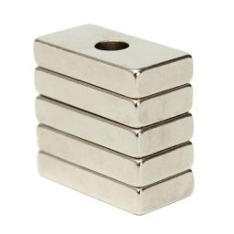 Super blocs cuboïdes de bain aimants en néodyme à base de terres rares pour champ acoustique