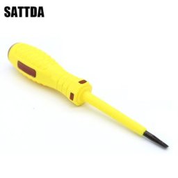 Mini stylo de test portable tournevis plat outil électrique dispositif de lumière utilitaire