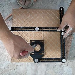 Règle de Mesure Multi-angle Pliable Outils de Construction Positionnement en Aluminium