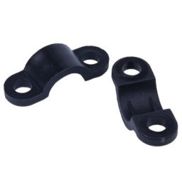 Pince de câble arquée montée sur vis pince pour fil de 3mm 21x7mm 70 pièces