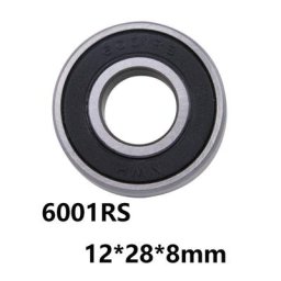 Mini roulements miniatures 6001Rs 12x28x8Mm 12x28x8Mm acier chromé 52100 10 pièces/lot