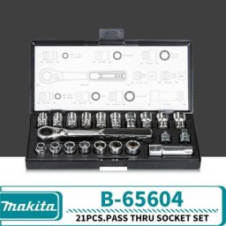 Makita B-65604 – jeu de douilles lot de 21 pièces