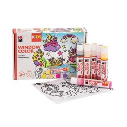 Window Color Set de peintures pour fenêtre « princesse », 6x 25 ml