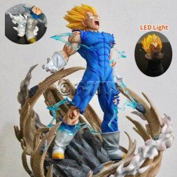 Figurine de dessin animé Dragon Ball Z en PVC 27CM Majin végéta auto-destructrice GK végéta
