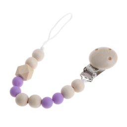 Porte-sucettes en Silicone pour bébé anneaux de dentition Clips pour garçons bleu vert gris
