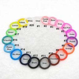 CHENKAI-Anneaux O adaptateur en silicone pour bébé sucette NUK MAM pendentif jouet cadeau