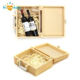 Boîte à vin en bois vintage l'inventaire maison de courses boîte-cadeau de stockage boîte
