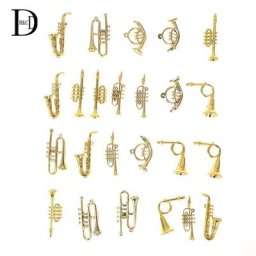 Mini saxophone trompent portable en plastique échelle 1:12 accessoires de scène modèle musical