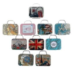 Mini coffre à échelle 1:6 jouet Miniature accessoires de scène de maison de poupée valise