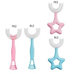 Brosse à dents en forme de U pour enfants pour un nettoyage en profondeur à 360 ° brosse à dents