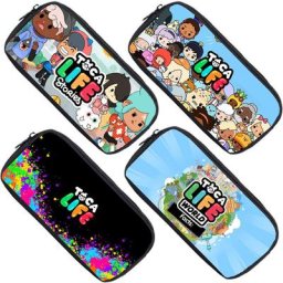 Trousse à cosmétiques Anime Toca Boca Life World pour femmes boîte de maquillage de jeu trousse à