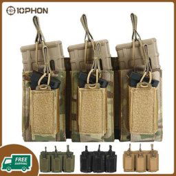 Poudres de chargeur à triple odormilitaire accessoires de système Molle porte-cartouche universel