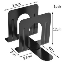 Support en fer antidérapant pour livres serre-livres en métal de Style Simple H05B