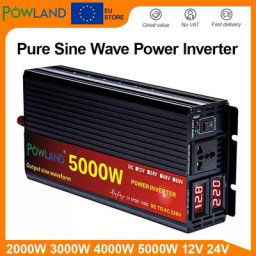 Micro-onduleur à onde sinusoïdale pure pour voiture convertisseur de tension 12V 220V 2000W