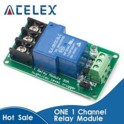 Module de relais 1 canal 30A avec isolation par optocoupleur 5V 12V 24V prend en charge le