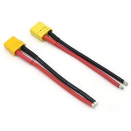 Câble XT60 XT 60 femelle mâle rallongé 10CM 14awg fil de câble en Silicone pour batterie Rc Lipo