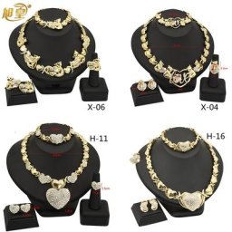 XUHUANG XOXO – ensemble de bijoux de luxe collier ras de cou bijoux de mariée nigériane pour