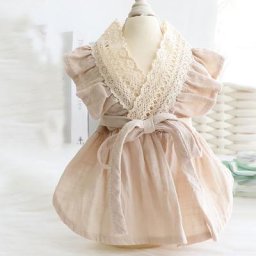 Robe en dentelle de style coréen pour animaux de compagnie chemise de nuit pour chien jupe pour
